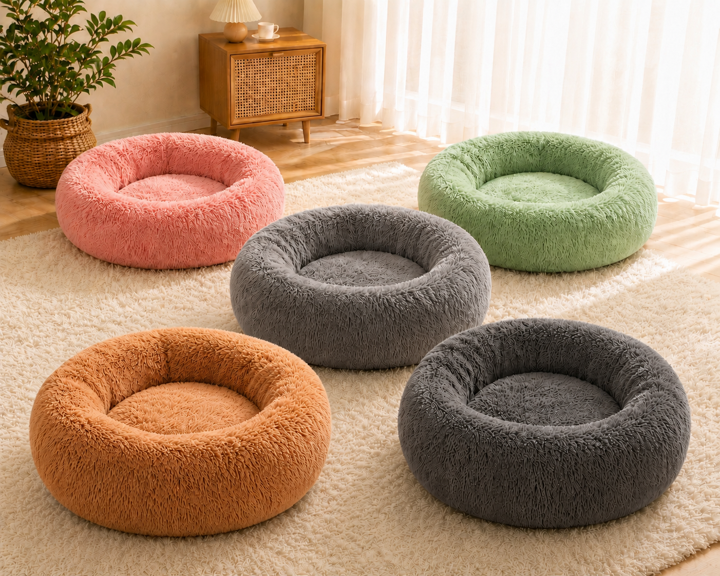 FluffyTales Plush Bed