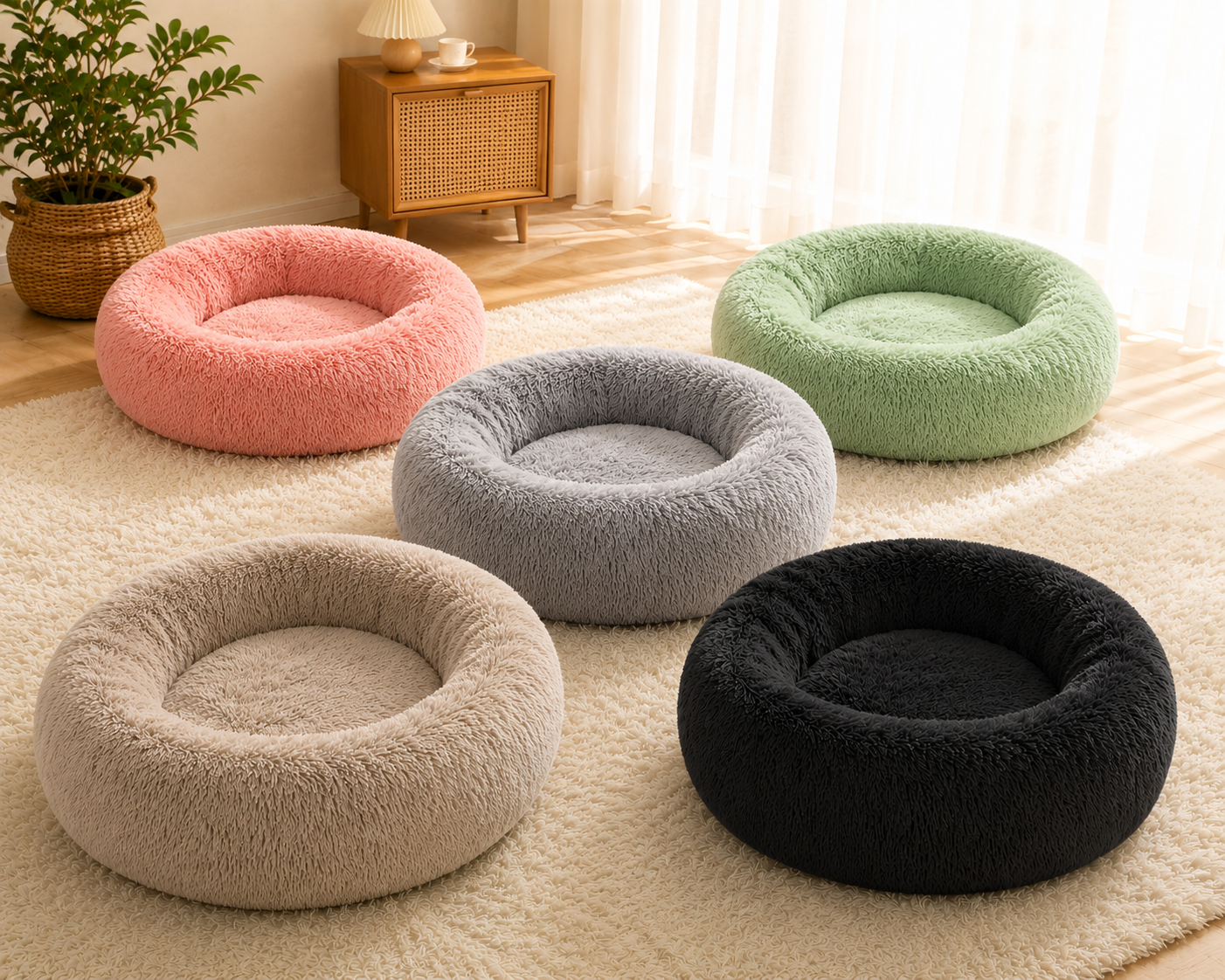 FluffyTales Plush Bed